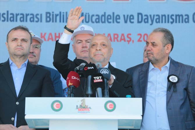 Hak-İş Genel Başkanı Mahmut Arslan Kahramanmaraş'ta konuştu: