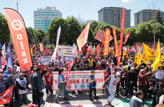 İç Anadolu'da 1 Mayıs Emek ve Dayanışma Günü kutlandı