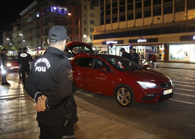 Uşak'ta 150 polisin katılımıyla denetim yapıldı