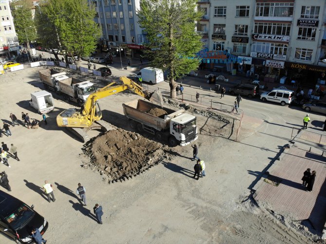 Çankırı'da Kent Meydanı Projesi'nde çalışmalara başlandı