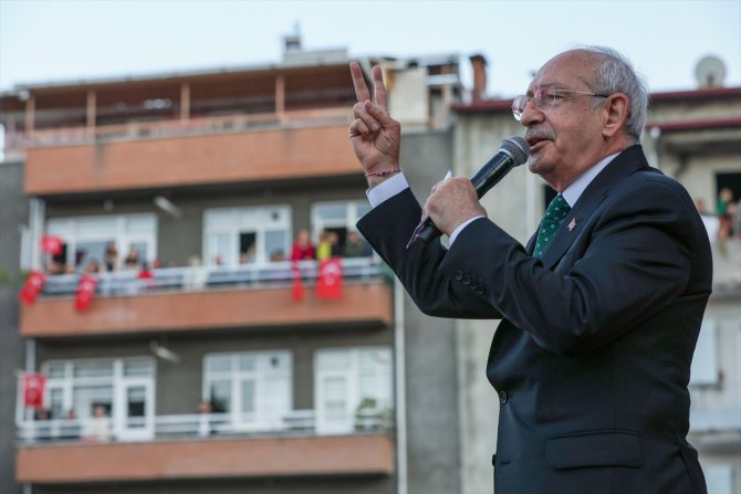 Cumhurbaşkanı adayı ve CHP Genel Başkanı Kılıçdaroğlu, Ordu mitinginde konuştu: