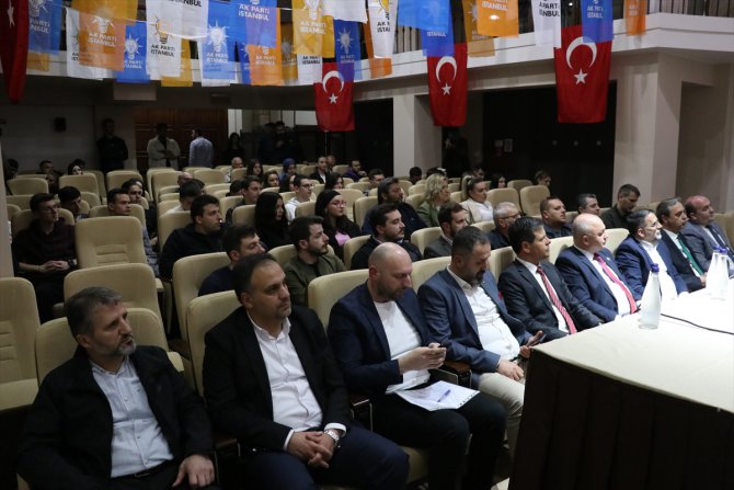 Üsküp'te, "Türkiye Cumhurbaşkanı Recep Tayyip Erdoğan ve Cumhur İttifakı'na Destek Buluşması" düzenlendi