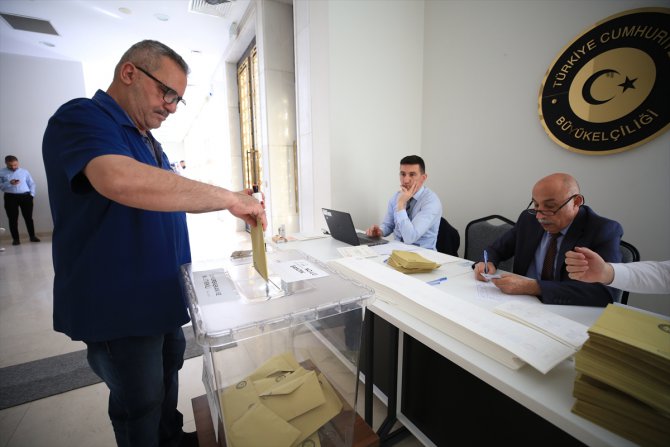 Irak’ta, Türkiye'deki 14 Mayıs seçimleri için oy kullanma işlemi başladı