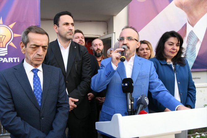 AK Parti Grup Başkanvekili Turan, Çanakkale'de seçim bürosu açılışında konuştu: