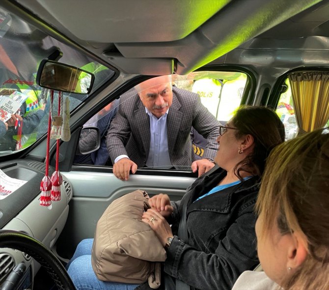 İçişleri Bakan Yardımcısı Ersoy, Sinop'ta trafik denetimine katıldı