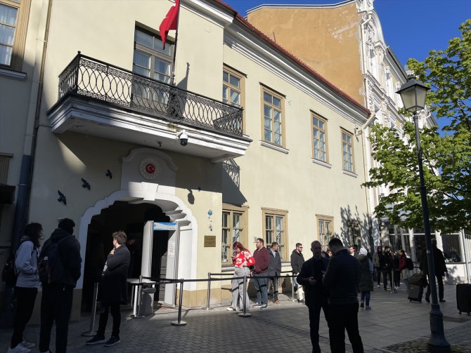 Litvanya'da Türkiye'deki Cumhurbaşkanı ve Milletvekili Seçimleri için oy verme işlemi başladı