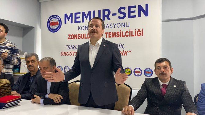 Memur-Sen Genel Başkanı Yalçın, Zonguldak'ta konuştu: