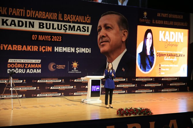 AK Parti Genel Başkan Yardımcısı Karaaslan, Diyarbakır'da "Kadın Buluşması Programı"na katıldı: