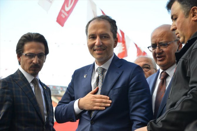 Yeniden Refah Partisi lideri Fatih Erbakan Konya'da konuştu: