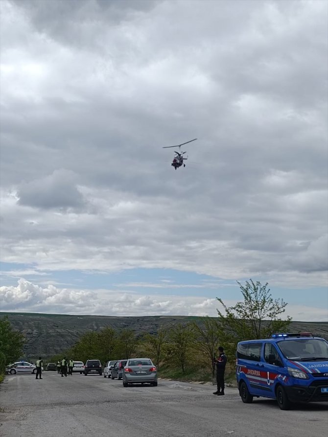 Çankırı'da "Cayrokopter" ile trafik denetimi yapıldı