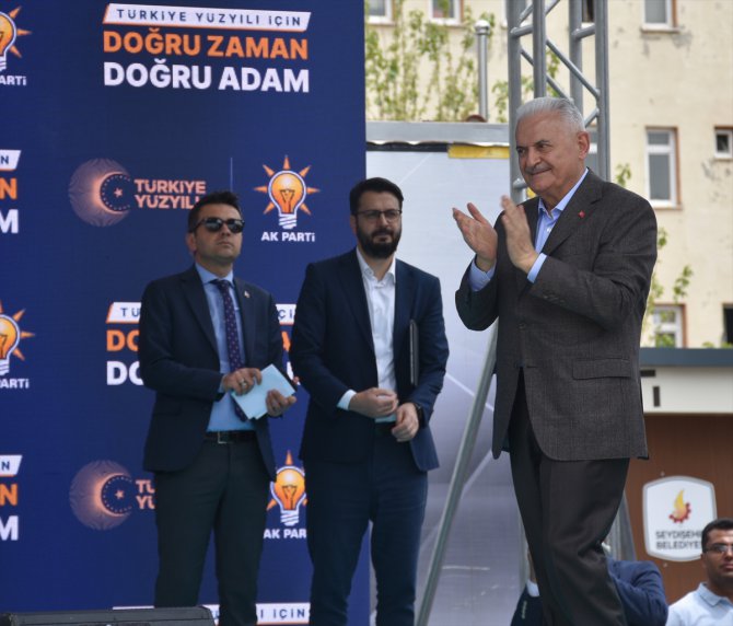 AK Parti Genel Başkanvekili Binali Yıldırım Konya'da partililere hitap etti: