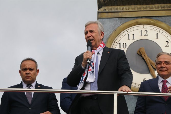 Ankara Büyükşehir Belediye Başkanı Yavaş, Çorum ve Çankırı'daki mitinglerde konuştu