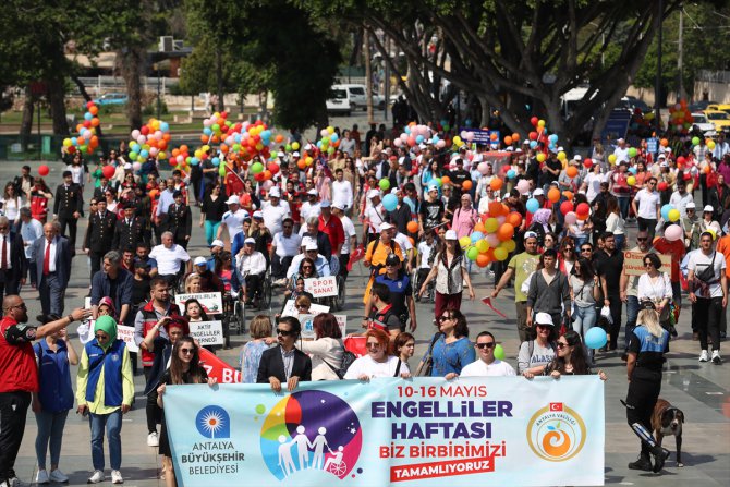 Antalya'da özel bireyler için "ENFEST" etkinliği düzenlendi