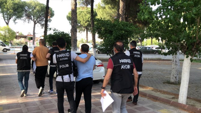 Aydın'da uyuşturucu operasyonunda 2 zanlı tutuklandı