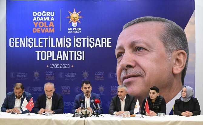 Bakan Kurum Çekmeköy'de genişletilmiş istişare toplantısına katıldı: