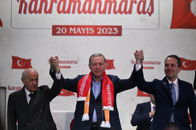 Yeniden Refah Partisi Genel Başkanı Erbakan, Kahramanmaraş'ta konuştu: