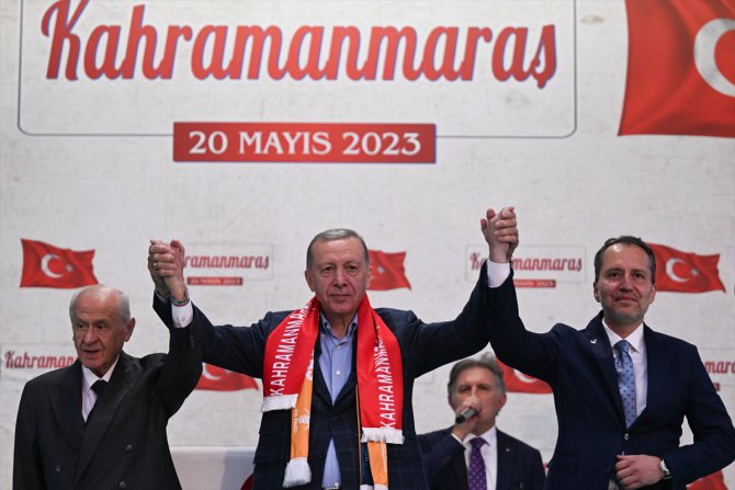 Yeniden Refah Partisi Genel Başkanı Erbakan, Kahramanmaraş'ta konuştu: