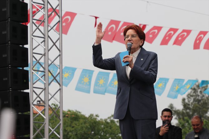 İYİ Parti Genel Başkanı Akşener, Denizli mitinginde konuştu:
