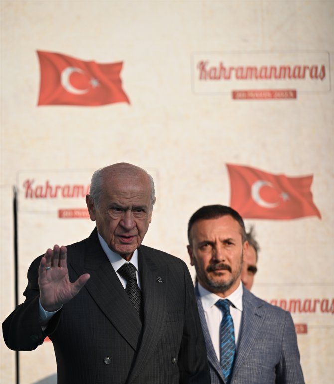 MHP Genel Başkanı Bahçeli, Kahramanmaraş'ta vatandaşlara hitap etti: