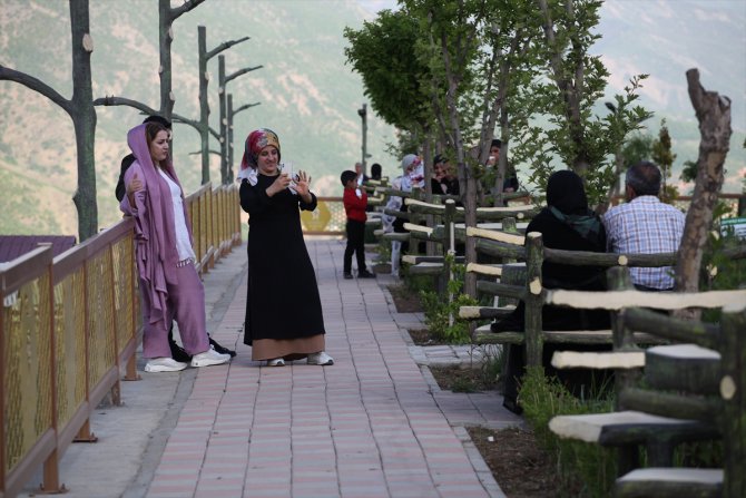 Teröristlerin taciz ateşi açtığı Efkar Dağı, Şemdinlililerin huzur bulduğu alana dönüştürüldü