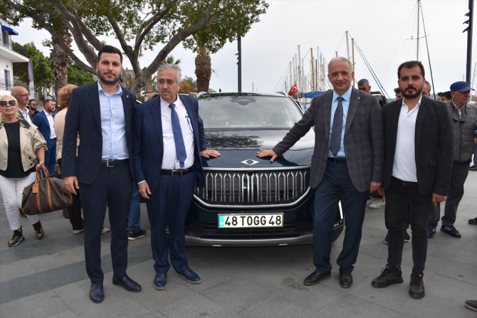 Yerli otomobil Togg, Bodrum'da vatandaşlara tanıtıldı