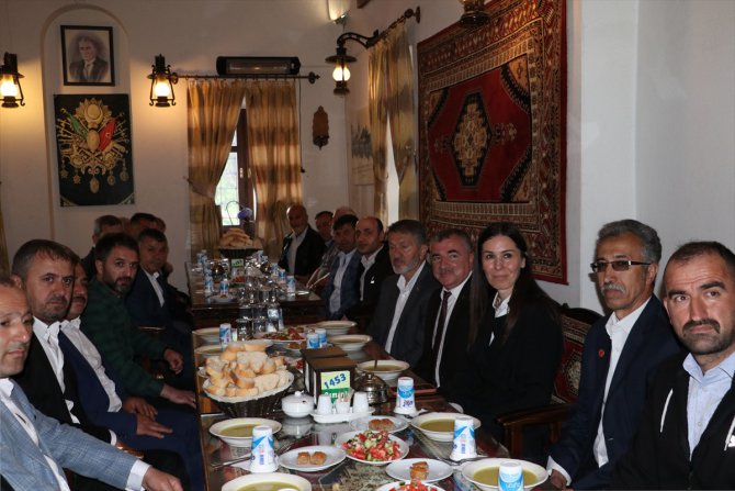 AK Parti'li Karaaslan Samsun'un Havza ilçesinde ziyaretlerde bulundu: