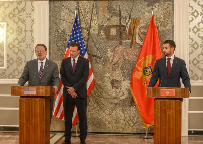 Karadağ Cumhurbaşkanı Milatovic, ABD'li senatörleri kabul etti
