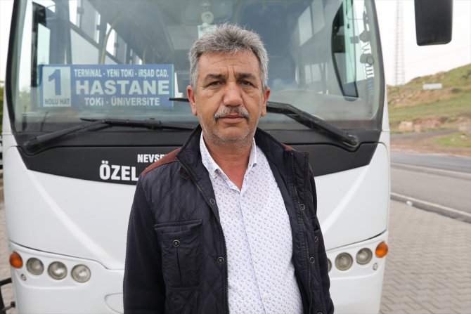 Nevşehir'de halk otobüsü şoförü, bayılan yolcuyu hastaneye ulaştırdı