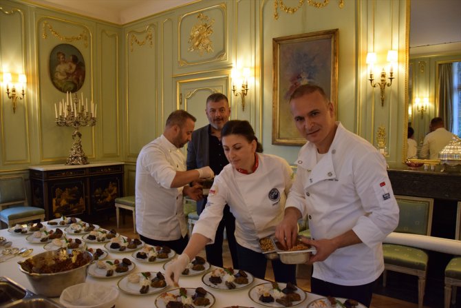 Paris'te "Türk Mutfağı Haftası" kapsamında Hatay lezzetleri tanıtıldı