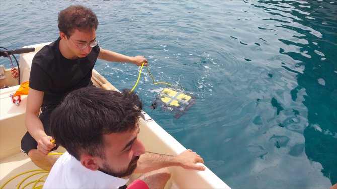 İnsansız su altı aracı PUSAT deniz canlılarının keşfinde kullanılacak