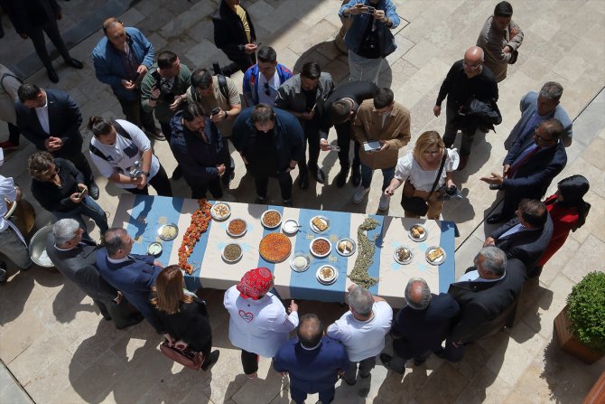 Çorum'da Türk Mutfağı Haftası kapsamında yöresel yemekler tanıtıldı