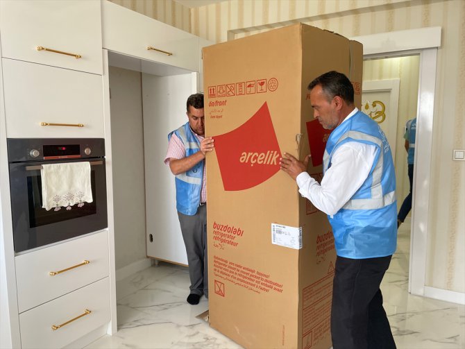 Gaziantep'te belediyeden yeni evlenen çiftlere ücretsiz ev eşyası