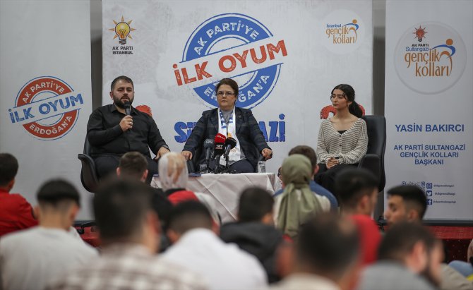 Bakan Derya Yanık, Sultangazi'de gençlerle buluştu: