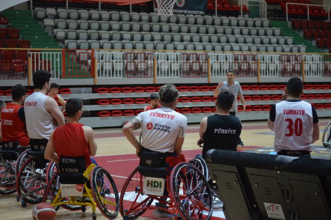 Tekerlekli Sandalye Basketbol A Milli Takımı, Yalova'da kampa girdi