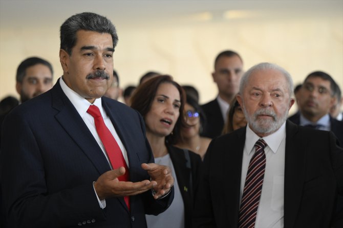 Venezuela Devlet Başkanı Maduro, 8 yıl sonra Brezilya'yı ziyaret etti