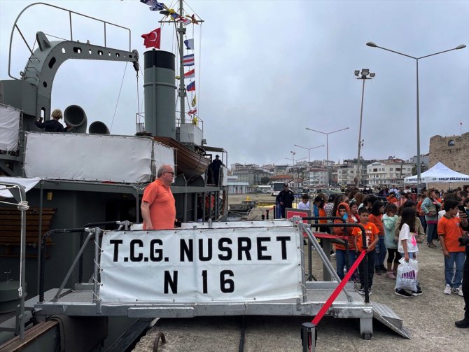 TCG Nusret N-16 Müze Gemisi Sinop'ta ziyarete açıldı