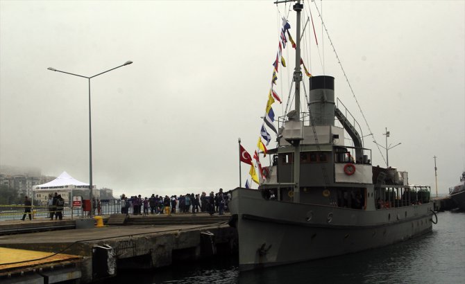 TCG Nusret N-16 Müze Gemisi Sinop'ta ziyarete açıldı