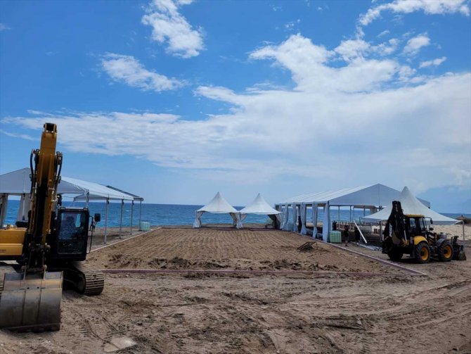 Antalya, Avrupa Plaj Hentbolu Finalleri'ne hazırlanıyor