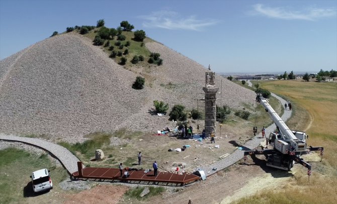 Depremlerde zarar gören Karakuş Tümülüsü restorasyon sonrası ziyarete açıldı