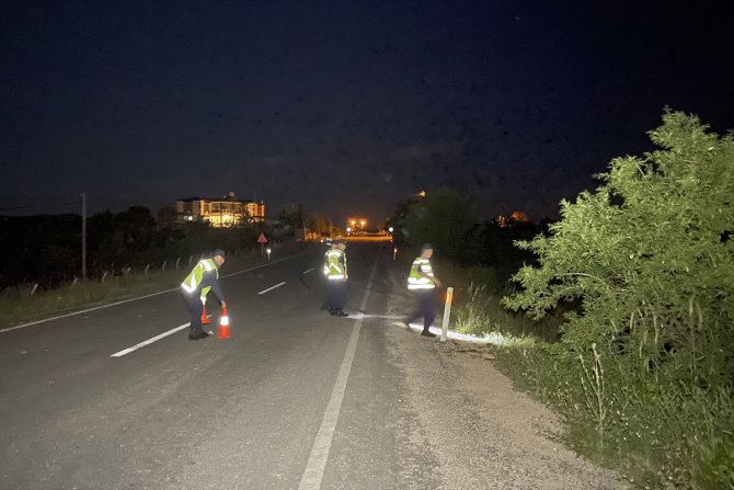 Elazığ'da şarampole devrilen kamyonetteki 4 kişi yaralandı