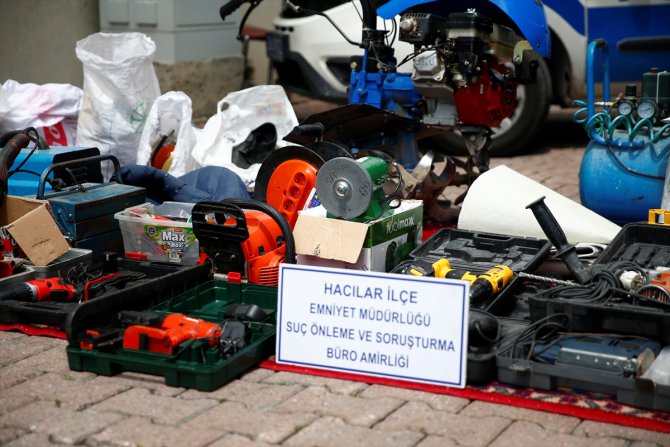 Kayseri'de bağ evlerinden tarım ve el aleti hırsızlığının şüphelisi yakalandı