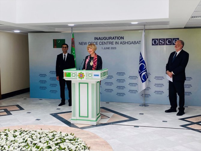 Türkmenistan Devlet Başkanı Berdimuhamedov, AGİT Genel Sekreteri'ni kabul etti