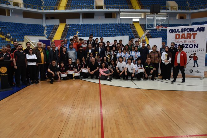 Okul Sporları Gençler Dart Türkiye Şampiyonası, Trabzon'da sona erdi