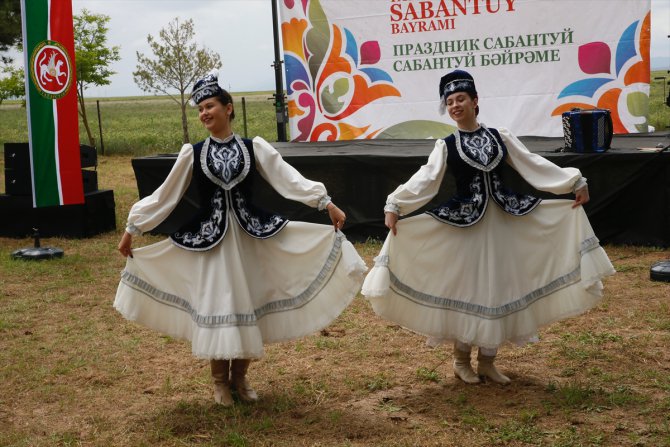 Eskişehirli Kazan Tatarları Sabantuy Festivali'nde bir araya geldi