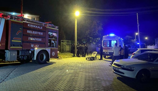 Kırıkkale'de evde çıkan yangın hasara neden oldu