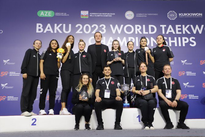 Türkiye Kadın Tekvando Milli Takımı, dünya şampiyonu oldu