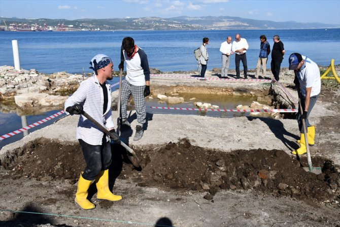 Altınova'da kazılarla ortaya çıkan eserler açık hava deniz fenerleri müzesinde sergilenecek
