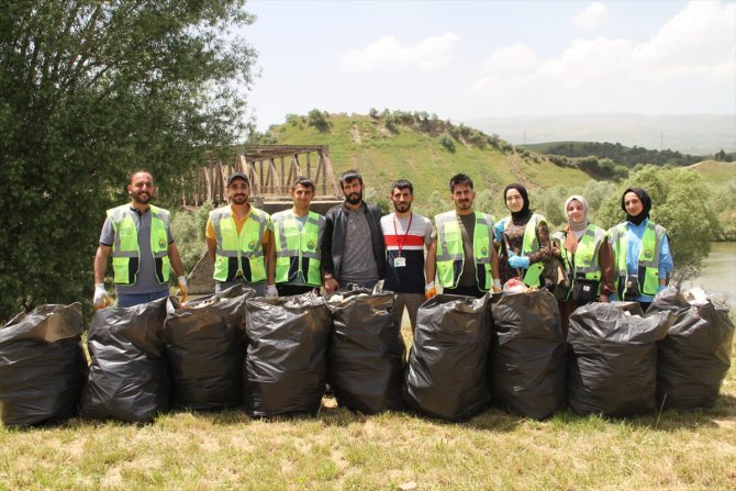Murat Nehri'nde Dünya Çevre Günü kapsamında temizlik yapıldı