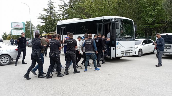 Karaman'da uyuşturucu operasyonunda 17 şüpheli yakalandı