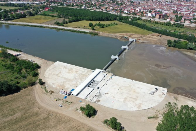 Meriç Nehri'nden elektrik üretilecek projede son testler yapılıyor